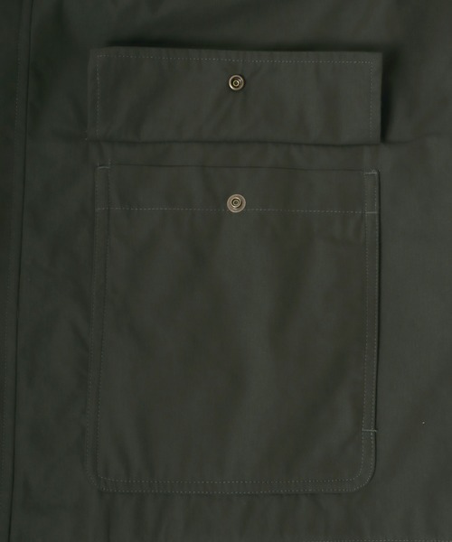 Lazar（ラザル）の「Oversize Hunting Jacket/オーバーサイズ コーデュロイ襟 ハンティングジャケット/ブルゾン/撥水（ブルゾン・メンズ・カーキ/ブラック・M/LL/L）」の22枚目の写真