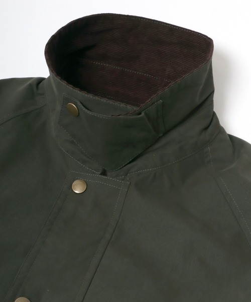 Lazar（ラザル）の「Oversize Hunting Jacket/オーバーサイズ コーデュロイ襟 ハンティングジャケット/ブルゾン/撥水（ブルゾン・メンズ・カーキ/ブラック・M/LL/L）」の15枚目の写真