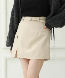 ’ベルト付きスリットスカパン’