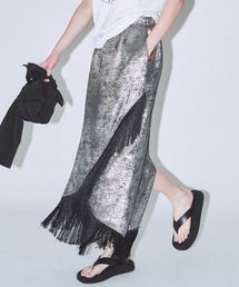 Hem fringe skirt/ヘムフリンジスカート