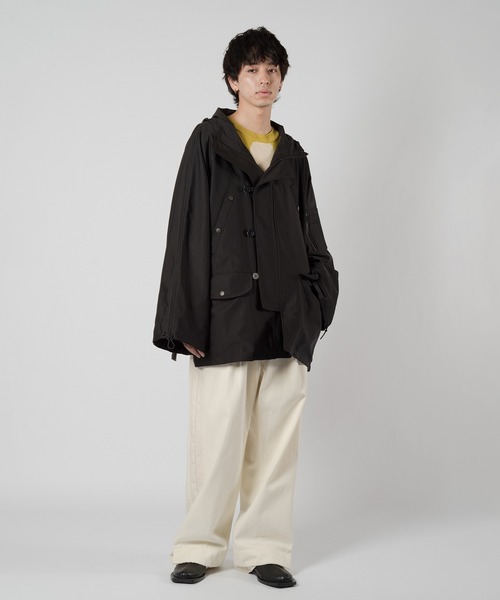 Wizzard（ウィザード）の「Wizzard ウィザード / N-3B JACKET 撥水モールスキンミリタリージャケット / W24SS-BL030（ミリタリージャケット・メンズ・ブラック/キナリ/サンドグレー・1/3/2）」の14枚目の写真