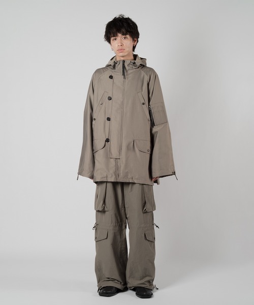 Wizzard（ウィザード）の「Wizzard ウィザード / N-3B JACKET 撥水モールスキンミリタリージャケット / W24SS-BL030（ミリタリージャケット・メンズ・ブラック/キナリ/サンドグレー・1/3/2）」の15枚目の写真