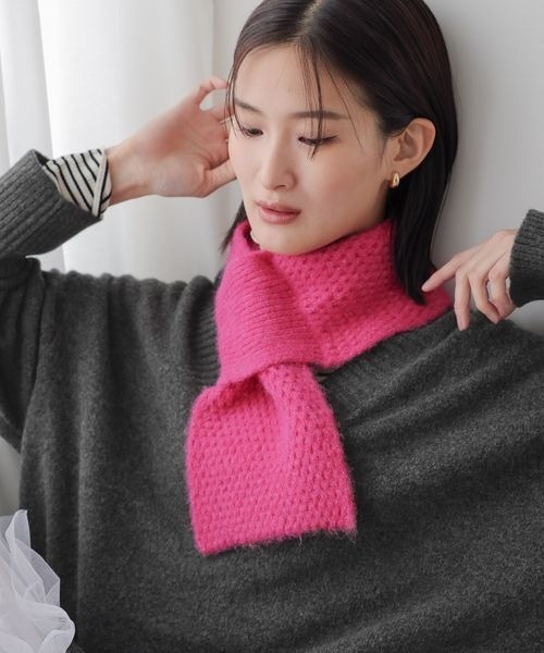 LOWRYS FARM（ローリーズファーム）の「サシコミニットマフラー 973464