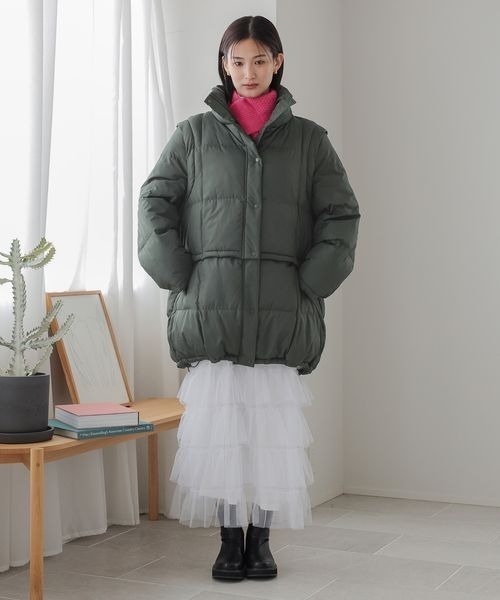 LOWRYS FARM（ローリーズファーム）の「サシコミニットマフラー　 973464（マフラー・レディース・ピンク/ブルー/ブラック/アイボリー・FREE）」の7枚目の写真