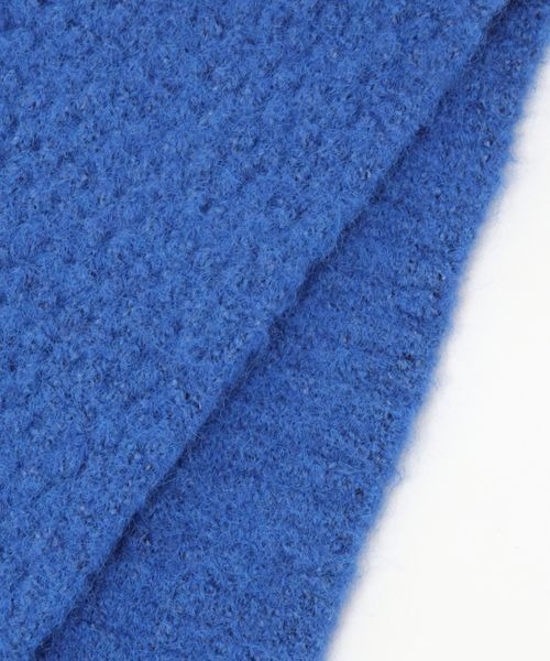 LOWRYS FARM（ローリーズファーム）の「サシコミニットマフラー　 973464（マフラー・レディース・ピンク/ブルー/ブラック/アイボリー・FREE）」の13枚目の写真