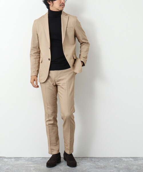 NOLLEY'S goodman（ノーリーズグッドマン）の「《セットアップ対応》SOLOTEX バーズアイ ジャケット（テーラードジャケット・メンズ・グレー/ネイビー/ベージュ・M/L/S）」の12枚目の写真