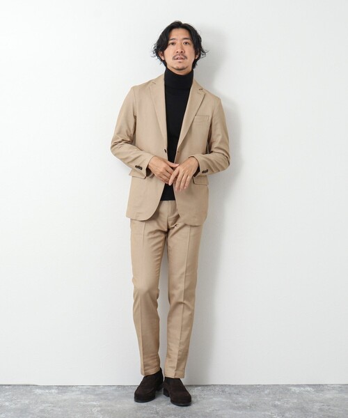 NOLLEY'S goodman（ノーリーズグッドマン）の「《セットアップ対応》SOLOTEX バーズアイ ジャケット（テーラードジャケット・メンズ・グレー/ネイビー/ベージュ・M/L/S）」の13枚目の写真