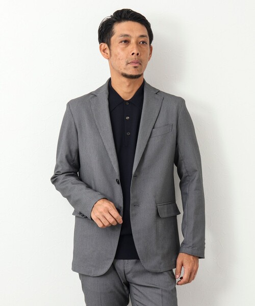 NOLLEY'S goodman（ノーリーズグッドマン）の「《セットアップ対応》SOLOTEX バーズアイ ジャケット（テーラードジャケット・メンズ・グレー/ネイビー/ベージュ・M/L/S）」の21枚目の写真