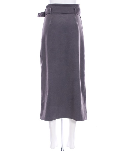 clear（クリア）の「【ZOZO限定】無地柄アソートレイヤードラップスカート[低身長用サイズ有]（スカート・レディース・ブラック/チャコールグレー/ブラック系その他・S/M/XS）」の7枚目の写真