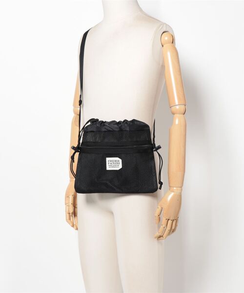 FREDRIK PACKERS(フレドリックパッカーズ)の「FREDRIK PACKERS / フレドリックパッカーズ / BELL SACK-S(ショルダーバッグ・レディース・ベージュ/ブラック・ONESIZE)」の6枚目の写真
