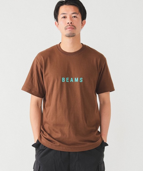 BEAMS（ビームス）の「BEAMS / ロゴ Tシャツ（Tシャツ/カットソー・メンズ・ブラック/ブラウン/ホワイト・MEDIUM/SMALL/LARGE/XX-LARGE/X-LARGE）」の18枚目の写真