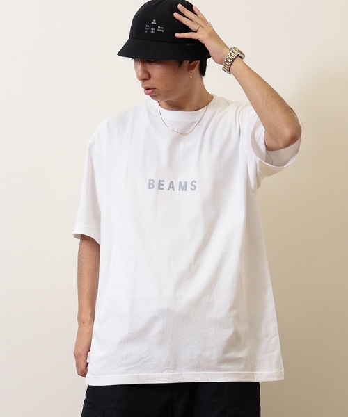 BEAMS（ビームス）の「BEAMS / ロゴ Tシャツ（Tシャツ/カットソー・メンズ・ブラック/ブラウン/ホワイト・MEDIUM/SMALL/LARGE/XX-LARGE/X-LARGE）」の21枚目の写真
