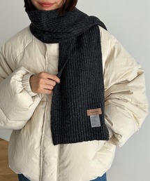 CANAL JEAN（キャナルジーン）の「El mar　カシミアタッチリブマフラー（マフラー）」