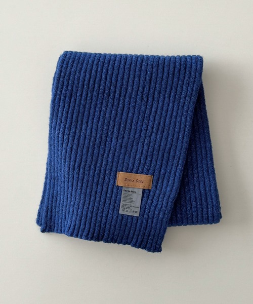 CANAL JEAN（キャナルジーン）の「El mar　カシミアタッチリブマフラー（マフラー・レディース・チャコールグレー/ブルー/ベージュ/グレー/ブラウン・ONE SIZE）」の16枚目の写真