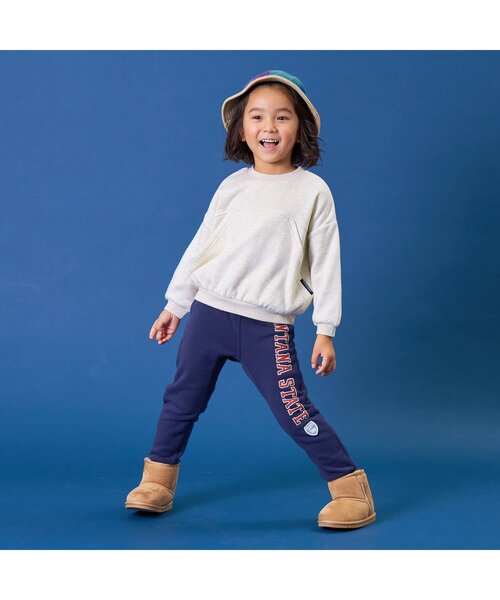 F.O.KIDS(エフオーキッズ)の「エルボーパッチトレーナー(スウェット・キッズ・ブルー/ベージュ/ライム/チャコール・100/90/95/110/120/130/80/140)」の7枚目の写真