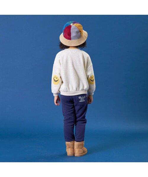 F.O.KIDS(エフオーキッズ)の「エルボーパッチトレーナー(スウェット・キッズ・ブルー/ベージュ/ライム/チャコール・100/90/95/110/120/130/80/140)」の8枚目の写真