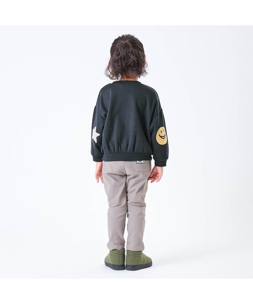 F.O.KIDS(エフオーキッズ)の「エルボーパッチトレーナー(スウェット・キッズ・ブルー/ベージュ/ライム/チャコール・100/90/95/110/120/130/80/140)」の11枚目の写真