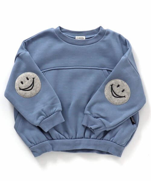 F.O.KIDS(エフオーキッズ)の「エルボーパッチトレーナー(スウェット・キッズ・ブルー/ベージュ/ライム/チャコール・100/90/95/110/120/130/80/140)」の15枚目の写真