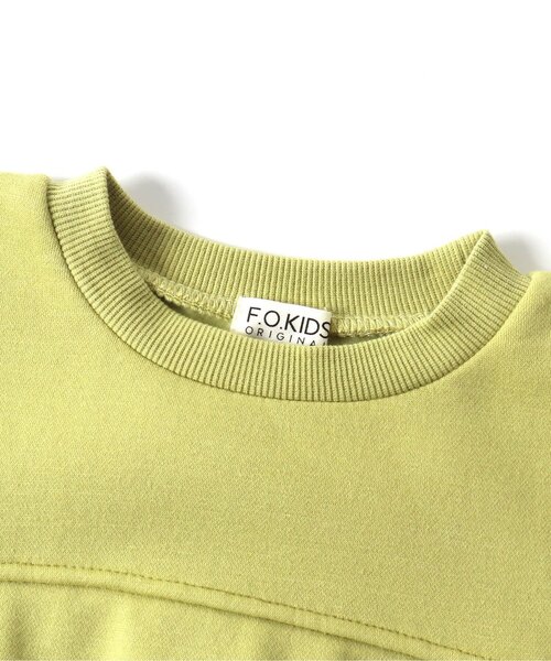 F.O.KIDS(エフオーキッズ)の「エルボーパッチトレーナー(スウェット・キッズ・ブルー/ベージュ/ライム/チャコール・100/90/95/110/120/130/80/140)」の21枚目の写真