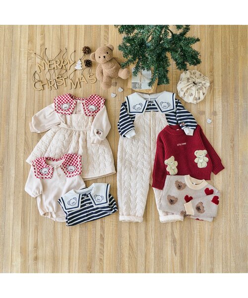 apres les cours（アプレレクール）の「tiny bear 襟付きトレーナー（スウェット・キッズ・アイボリー/その他2・80/90/100/110/120）」の12枚目の写真