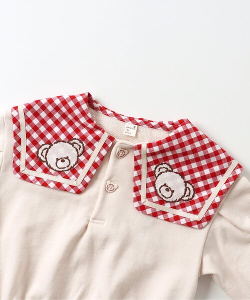 apres les cours（アプレレクール）の「tiny bear 襟付きトレーナー（スウェット・キッズ・アイボリー/その他2・80/90/100/110/120）」の21枚目の写真