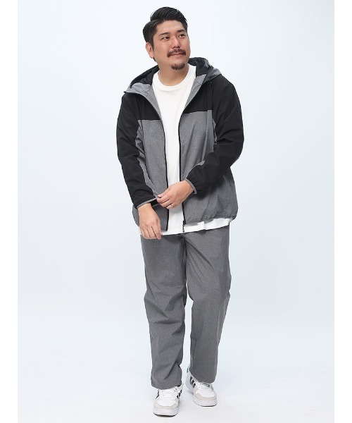 B&T CLUB(ビーティークラブ)の「EVOL-TEX ストレッチ 裏メッシュ イージーパンツ (B&T CLUB) ビーアンドティークラブ 大きいサイズ メンズ(その他パンツ・メンズ・グレー/ブラック・X4(8L~9L)/X2(4L~5L)/X3(6L~7L)/X1(3L~4L))」の10枚目の写真