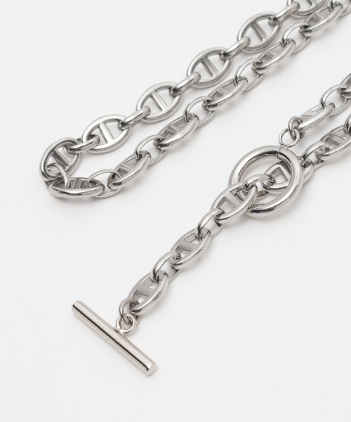 HARE(ハレ)の「ステンレスチェーンネックレス(HARE)(ネックレス・メンズ・シルバー系その他3/シルバー系その他2/シルバー系その他・FREE)」の5枚目の写真