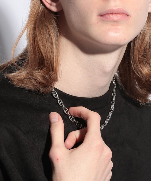 HARE(ハレ)の「ステンレスチェーンネックレス(HARE)(ネックレス・メンズ・シルバー系その他3/シルバー系その他2/シルバー系その他・FREE)」の8枚目の写真