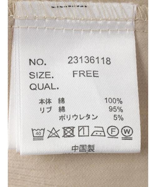 CRAFT STANDARD BOUTIQUE(クラフトスタンダードブティック)の「コーデュロイリブ付きワンピース(ワンピース・レディース・チャコールグレー/アイボリー/ブルー/ライトピンク・FREE)」の8枚目の写真