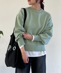 un dix cors | スウェットライクニット(ニット/セーター)