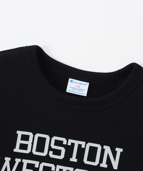 Champion(チャンピオン)の「【Champion/チャンピオン】キッズ ショートスリーブスウェットシャツ(スウェット・キッズ・オートミール/ブラック/グレー・100/110/120/130/140/150/160)」の8枚目の写真