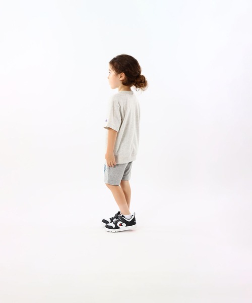 Champion(チャンピオン)の「【Champion/チャンピオン】キッズ ショートスリーブスウェットシャツ(スウェット・キッズ・オートミール/ブラック/グレー・100/110/120/130/140/150/160)」の13枚目の写真