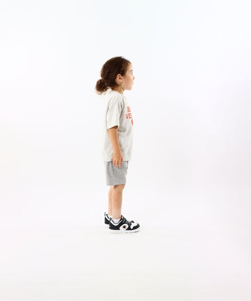 Champion(チャンピオン)の「【Champion/チャンピオン】キッズ ショートスリーブスウェットシャツ(スウェット・キッズ・オートミール/ブラック/グレー・100/110/120/130/140/150/160)」の15枚目の写真