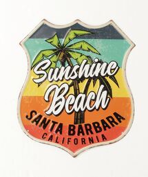 2AM（ツーエイエム）の「020 ANTIQUE EMBOSS PLATE　< SUNSHINE BEACH >　/　アンティークプレート　/　看板（その他雑貨）」