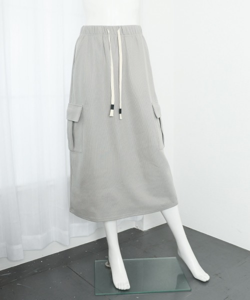 Miniministore(ミニミニストア)の「ワークスカート ハイウエスト 秋冬 韓国(スカート・レディース・ライトグレー/ダークグレー/ブラック・FREE)」の4枚目の写真