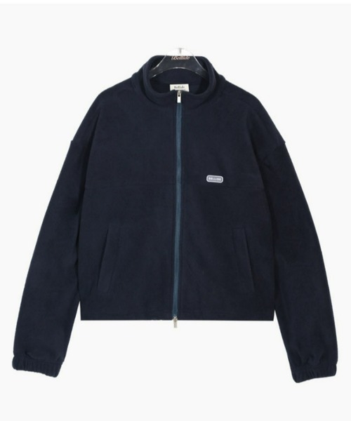 BEIDELLI（ベイデリー）の「[BELLIDE MADE] ベーシックフリースクロップドジップアップ（ブルゾン・レディース・ネイビー/ブラック/ホワイト・FREE）」の8枚目の写真