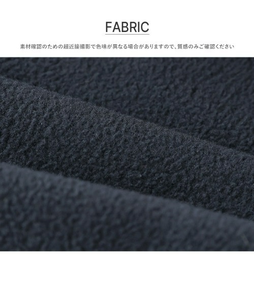 BEIDELLI（ベイデリー）の「[BELLIDE MADE] ベーシックフリースクロップドジップアップ（ブルゾン・レディース・ネイビー/ブラック/ホワイト・FREE）」の14枚目の写真