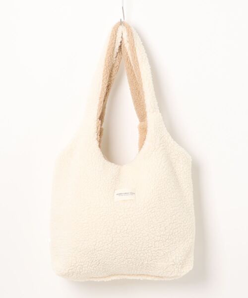 aimoha(アイモハ)の「リバーシブルボアトート(トートバッグ・レディース・ピンク/パープル/ブラウン/ベージュ/グリーン/グレー・FREE)」の12枚目の写真