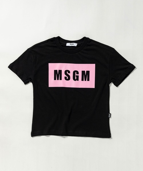 MSGM(エムエスジーエム)の「MSGM(エムエスジーエム)Kids & Junior ブランドロゴ半袖Tシャツカットソー(Tシャツ/カットソー・キッズ・ピンク/ライラック/レッド/ホワイト/ブラック・4Y/6Y/8Y/10Y/12Y/14Y)」の3枚目の写真