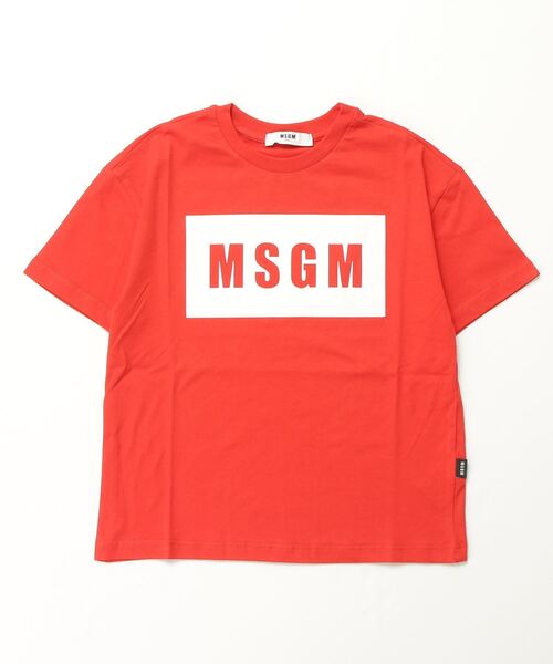 MSGM(エムエスジーエム)の「MSGM(エムエスジーエム)Kids & Junior ブランドロゴ半袖Tシャツカットソー(Tシャツ/カットソー・キッズ・ピンク/ライラック/レッド/ホワイト/ブラック・4Y/6Y/8Y/10Y/12Y/14Y)」の8枚目の写真