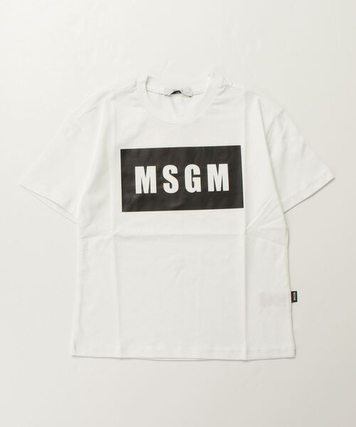 MSGM(エムエスジーエム)の「MSGM(エムエスジーエム)Kids & Junior ブランドロゴ半袖Tシャツカットソー(Tシャツ/カットソー・キッズ・ピンク/ライラック/レッド/ホワイト/ブラック・4Y/6Y/8Y/10Y/12Y/14Y)」の9枚目の写真