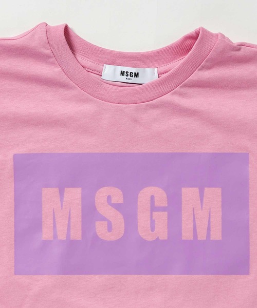 MSGM(エムエスジーエム)の「MSGM(エムエスジーエム)Kids & Junior ブランドロゴ半袖Tシャツカットソー(Tシャツ/カットソー・キッズ・ピンク/ライラック/レッド/ホワイト/ブラック・4Y/6Y/8Y/10Y/12Y/14Y)」の14枚目の写真