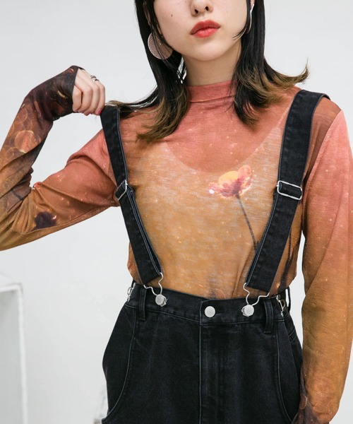 KBF（ケイビーエフ）の「グラフィックプリントTEE（Tシャツ/カットソー・レディース・オレンジ系その他/ベージュ系その他/ホワイト系その他・ONE）」の3枚目の写真