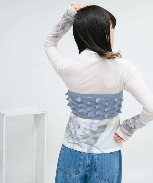 KBF（ケイビーエフ）の「グラフィックプリントTEE（Tシャツ/カットソー・レディース・オレンジ系その他/ベージュ系その他/ホワイト系その他・ONE）」の15枚目の写真