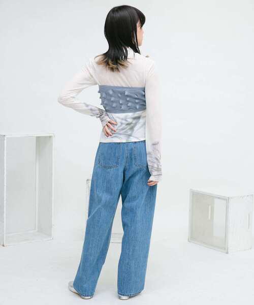 KBF（ケイビーエフ）の「グラフィックプリントTEE（Tシャツ/カットソー・レディース・オレンジ系その他/ベージュ系その他/ホワイト系その他・ONE）」の18枚目の写真