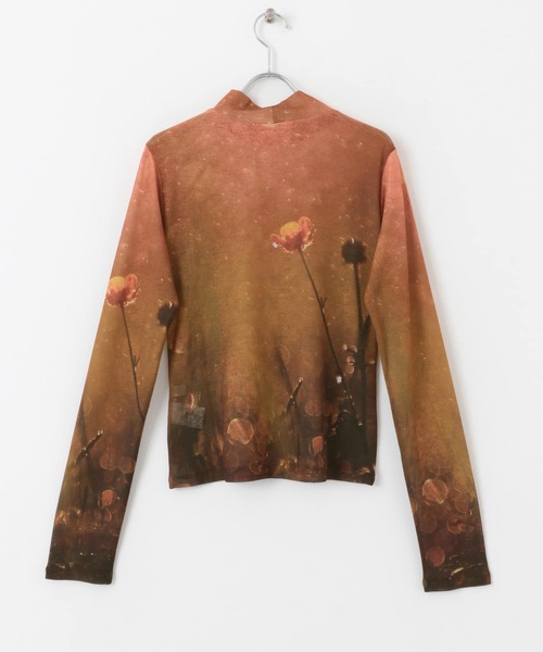 KBF（ケイビーエフ）の「グラフィックプリントTEE（Tシャツ/カットソー・レディース・オレンジ系その他/ベージュ系その他/ホワイト系その他・ONE）」の5枚目の写真