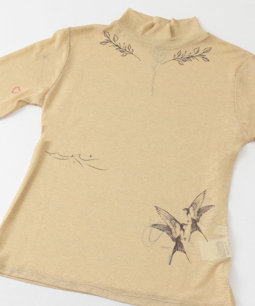 KBF（ケイビーエフ）の「グラフィックプリントTEE（Tシャツ/カットソー・レディース・オレンジ系その他/ベージュ系その他/ホワイト系その他・ONE）」の10枚目の写真