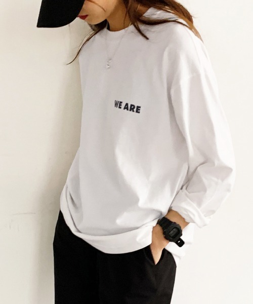 Miniministore(ミニミニストア)の「Tシャツ レディーストップス(Tシャツ/カットソー・レディース・ブラック/ホワイト・FREE)」の1枚目の写真