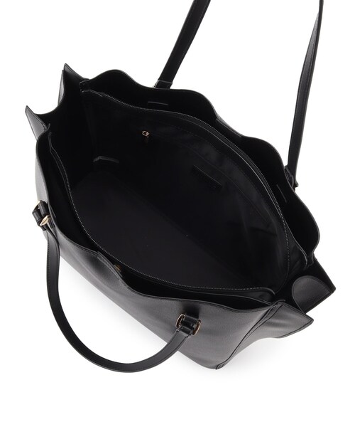 ITS'DEMO（イッツデモ）の「◆【通勤／7ポケット】軽量Ａ４トート（トートバッグ・レディース・ベージュ/グレー/オフホワイト/ブラック・00）」の12枚目の写真