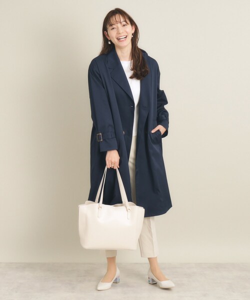 ITS'DEMO（イッツデモ）の「◆【通勤／7ポケット】軽量Ａ４トート（トートバッグ・レディース・ベージュ/グレー/オフホワイト/ブラック・00）」の16枚目の写真